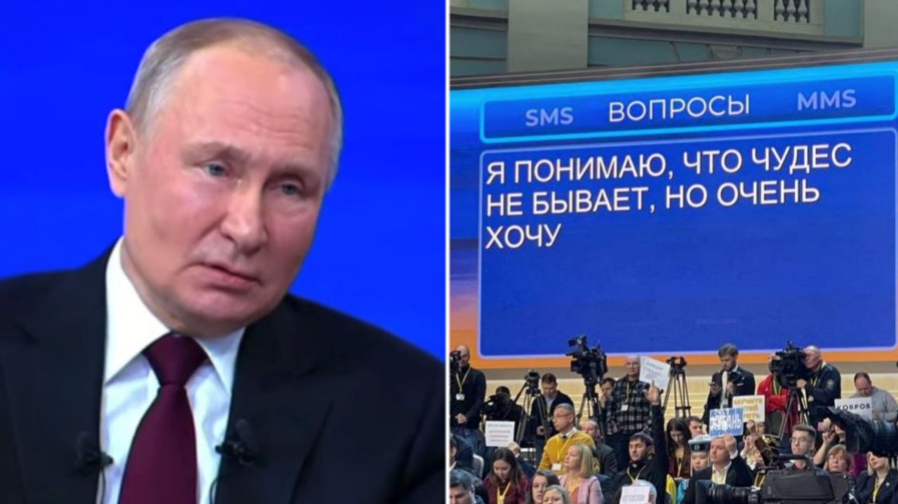 Какие забавные SMS-вопросы задали Путину на Итогах года. Спрашивают про цены на яйца и ждут чуда